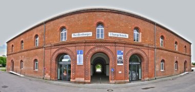 Stadt Germersheim - Weißenburger Tor in Panorama-Ansicht