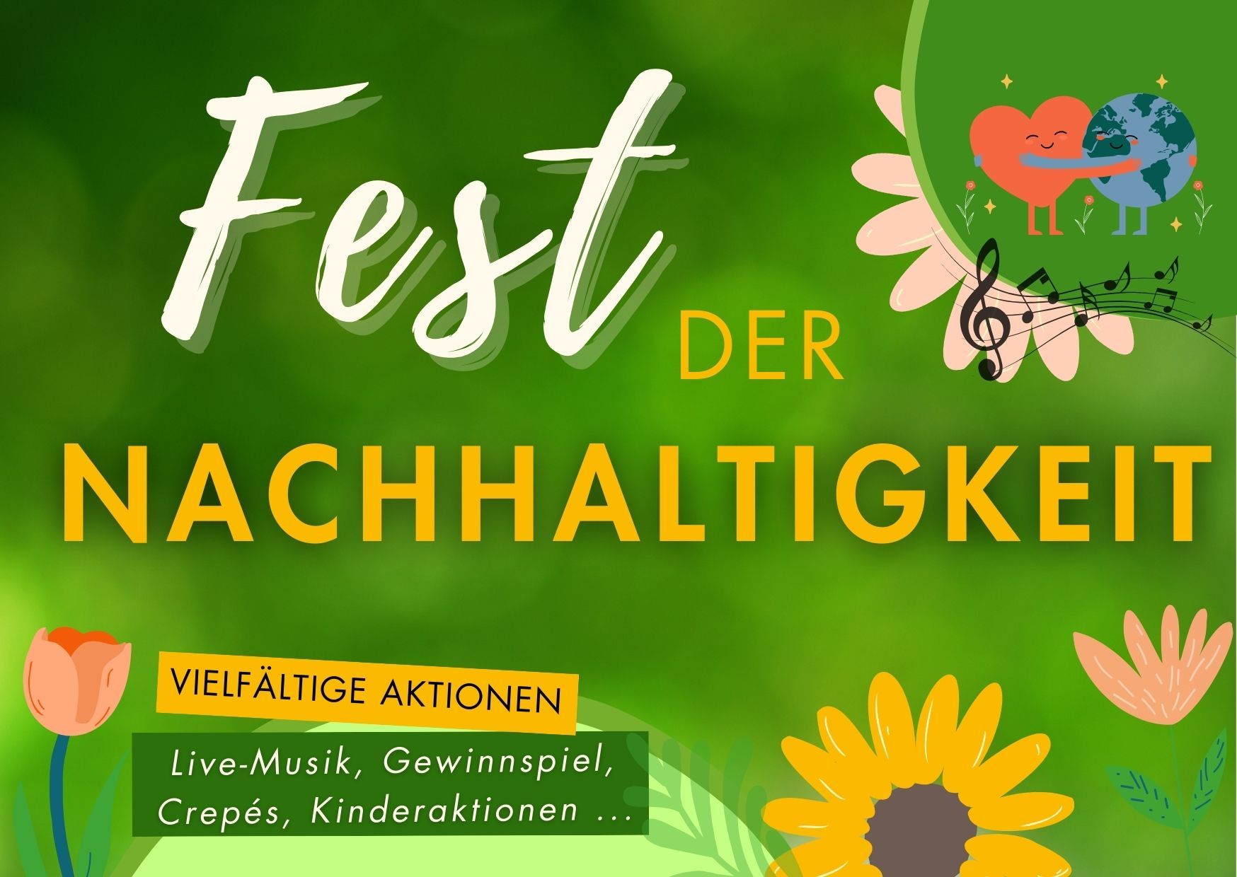 Fest der Nachhaltigkeit Einladungsbild zum Fest der Nachhaltigkeit am 14.09