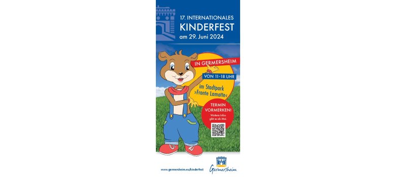 Internationales Kinderfest am 29.06.2024 im Stadtpark Fronte Lamotte