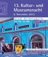 Plakat zur KUMUNA 2013 mit Datum und Highlights