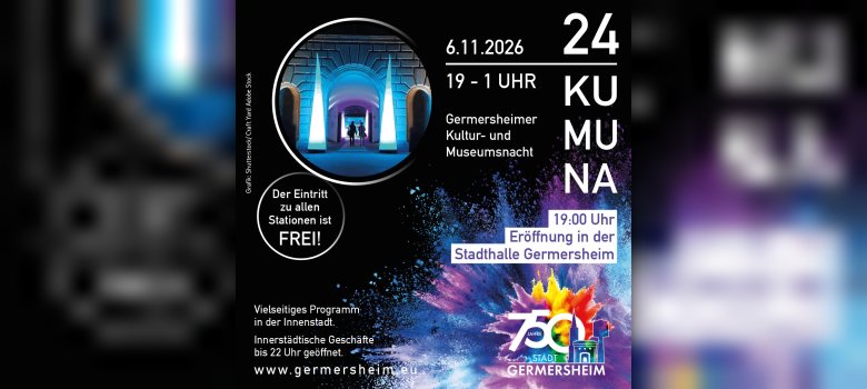 24. KUMUNA Germersheim am 06.11.2026 ab 19 Uhr