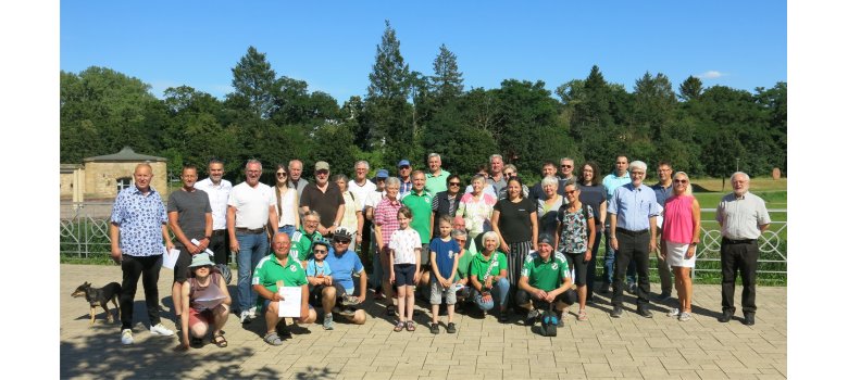 Gruppenbild bei der Abschlussveranstaltung zum STADTRADELN