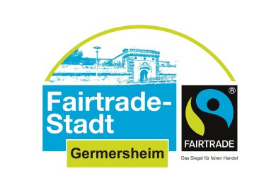 Fairtradestadt Logo Germersheim Foto des Labels Fairtradetown