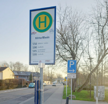 Foto der Bushaltestelle "Germersheim Mitte/Rhein"
