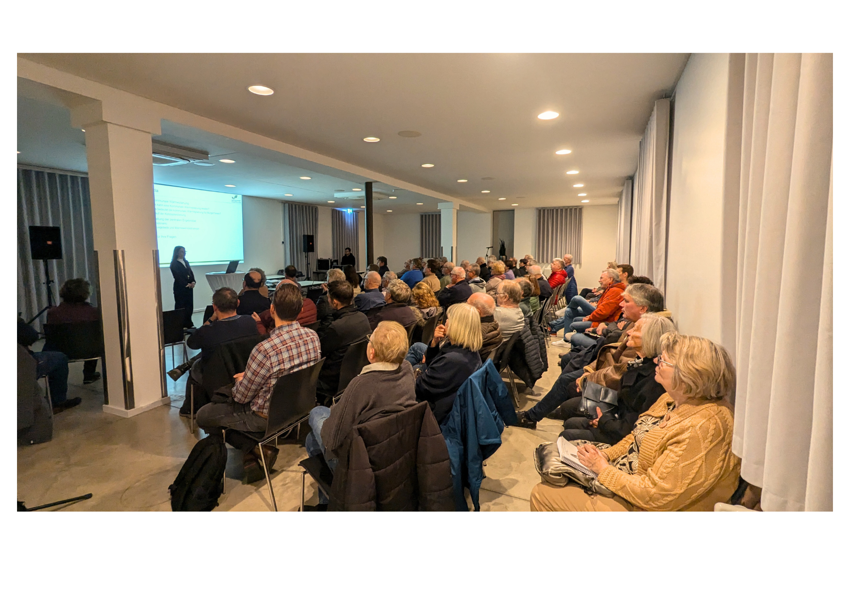 Viele Bürgerinnen und Bürger waren an den Ergebnissen der kommunalen Wärmeplanung interessiert.