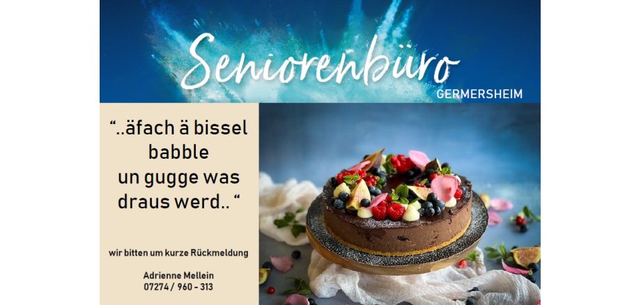 Seniorenbüro Germersheim - Cafe Plauder im Bürgerhaus